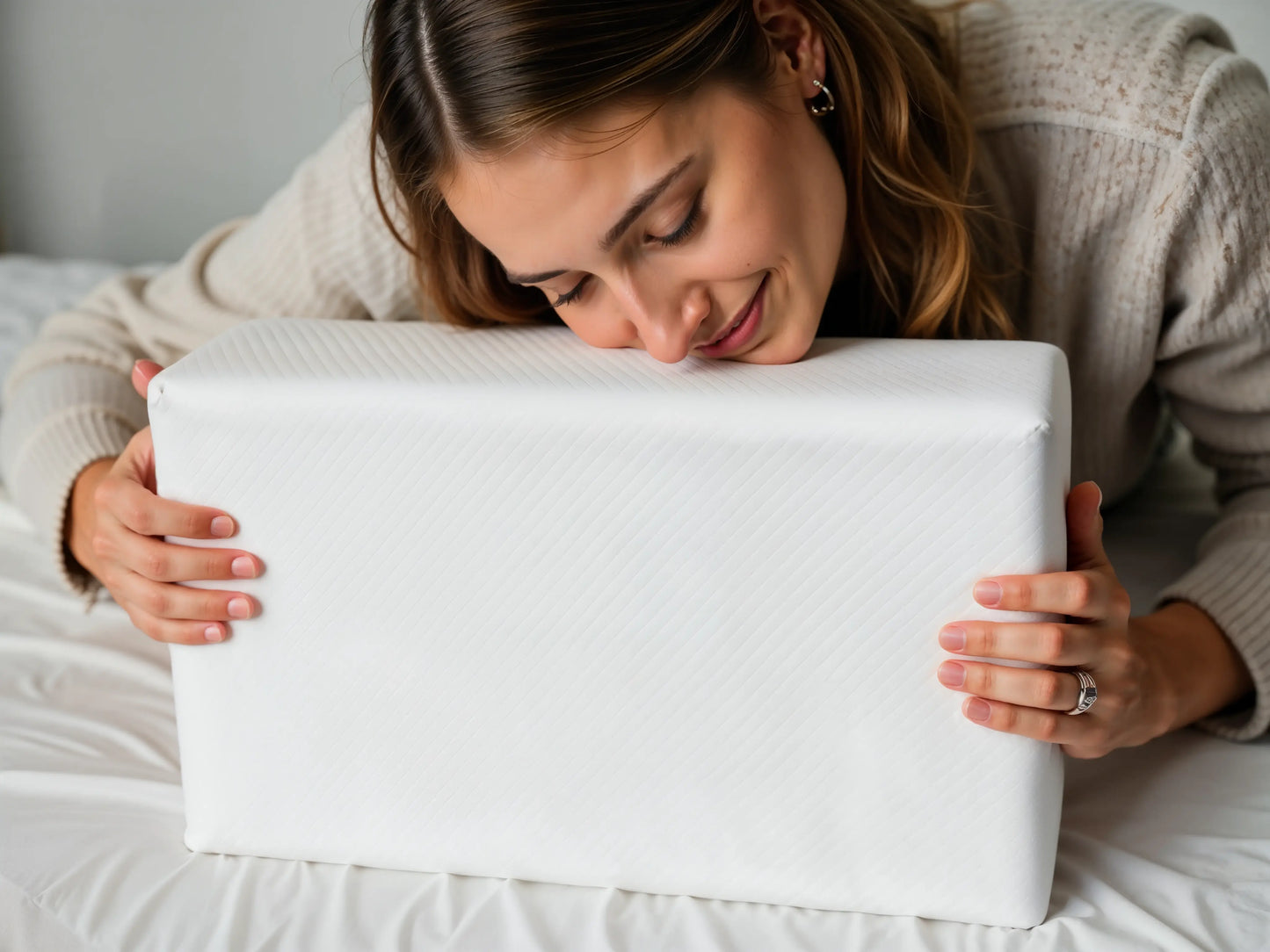 QloudCube Pillow - Designed for Side Sleepers
